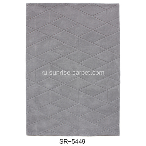 Hand Tufted Acrylic Carpet Rug With Design